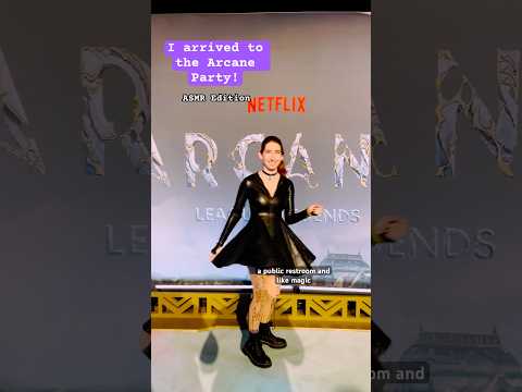 I Arrived To The Arcane Party! #asmr #holidaywithyoutube #shorts