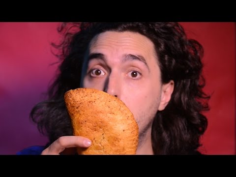 ASMR Eating Cheese Steak Calzone 먹방