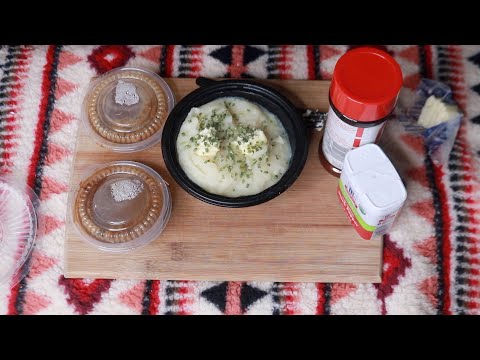 Just KFC Mash Potatoes & Gravy ASMR Eating Sounds