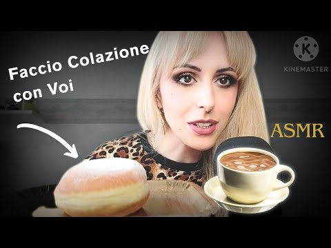 FACCIO COLAZIONE CON VOI🥯☕ ❌RUMORI DI MASTICAZIONE❌ ASMR ITA 🇮🇹 #eatingsounds