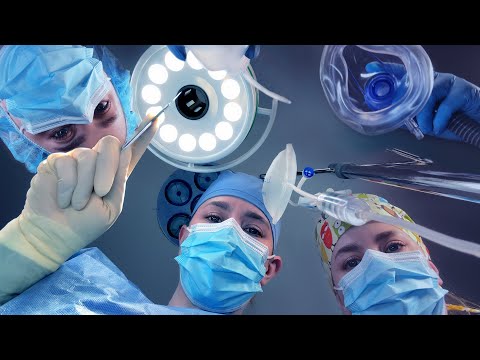 ASMR Abdominal Surgery | Pre-Op Exam, Anesthesiologist, Pre-Op Scrub, Procedure, Post-Op Exam