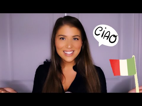 ASMR | Learn Italian Basic Greetings and Words 🇮🇹