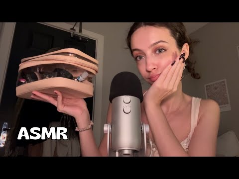 ASMR Unpack My Makeup With Me | British Overexplaining