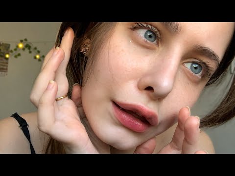 ASMR closeup ~ sussurros de pertinho em português ⪩ ⪨ ꠹ // inaudível 