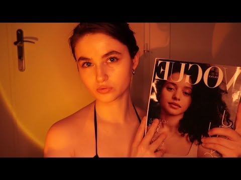 ASMR | Je te maquille pour ton défilé de la Fashion Week ᯓ★( chuchotement, tapping, brushing…) 