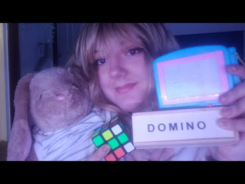 ASMR- Lots of Nostalgic Toys (ft. my bf)