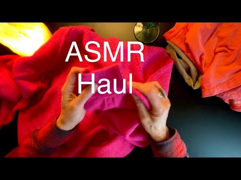 Soft-Spoken Thrift Haul 🧺 | Cozy Sweaters, Zippers & Fabric Sounds