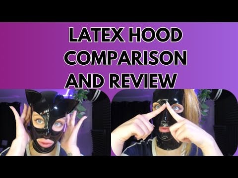 CATGIRL HOOD vs. FARRAH HOOD (Latex ASMR review)