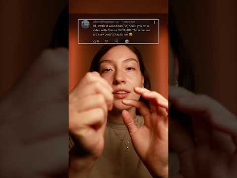 Scripture + ASMR = Peace 😌 #tingles #christianasmr
