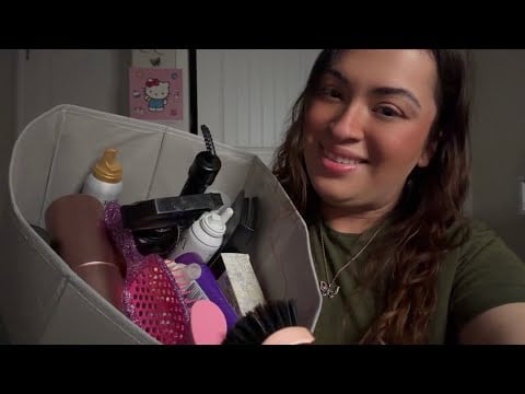 ASMR| Applying different hair products on you & styling your hair- ✨personal attention ✨