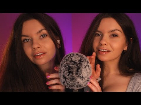 Two ASMRtists, One Fluffy Mic 🎙️ ASMR for Deep Sleep