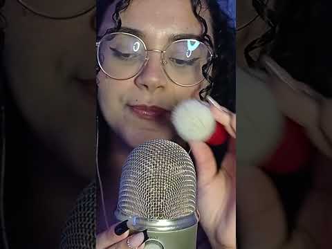 ASMR- Pincel no microfone