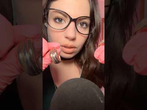 ASMR piercing your ears in 1 minute-ish