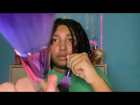 ASMR: VISUEL Pinceau Bruits de bouche👄(ultra relaxant)￼￼