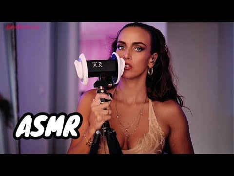 ASMR | Gentle Ear-to-Ear Goodnight Kisses 😘🥰 Soothing Whispers for Sleep w/ Gina Carla