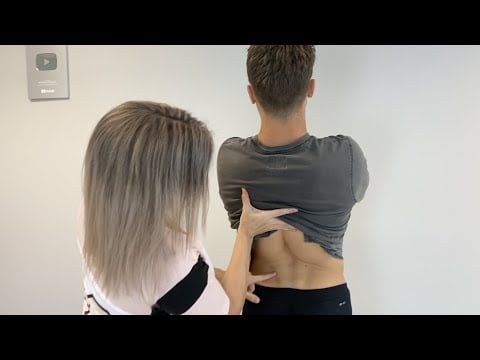 HUGE Muscle Knot POPS Out of His Back! CRUNCH it BACK in