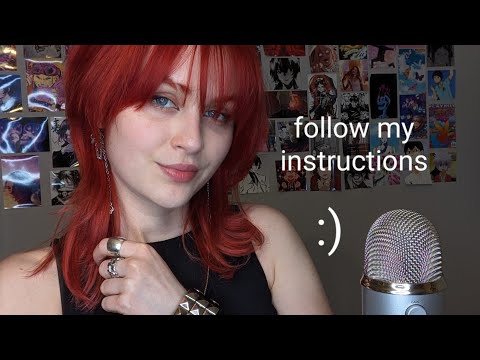 ASMR follow my instructions & focus