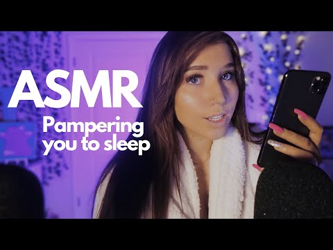 ASMR Pampering You To Sleep (Personal Attention, Skincare Etc) 😴