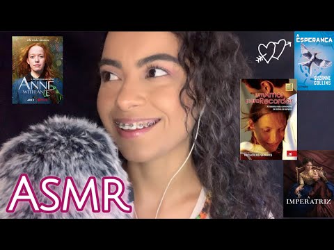 ASMR SUSSURRANDO SOBRE ÚLTIMAS LEITURAS E SÉRIES ASSISTIDAS!(Anne with an “E”, Jogos vorazes e mais)