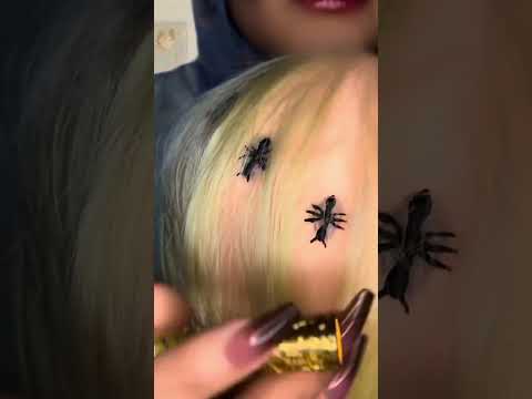 There’re a bugs in your hair 🐜#asmr #tingles #asmrmassage #asmrforsleep #shorts #satisfying #relax