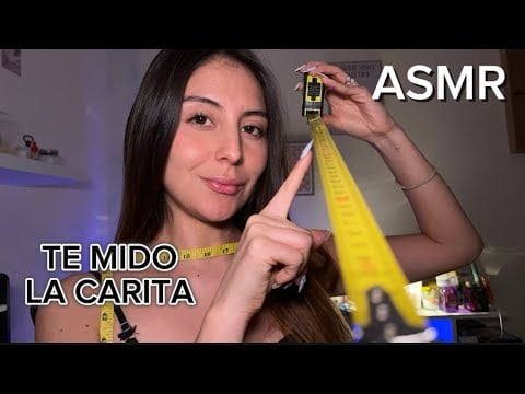 ASMR TE MIDO Y TE DIBUJO LA CARITA 🎨 