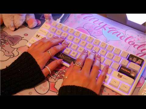 Sanrio Keyboard ASMR Sounds & Keyboard Typing✨⌨️