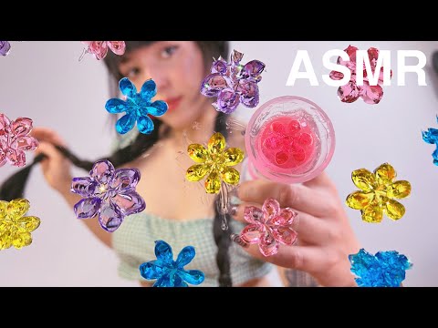 AI QUE SATISFATÓRIO 😵 ASMR VISUAL FLOWER JELLYS + VOZ SUAVE