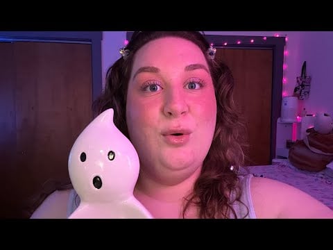 ASMR Halloween Decor Collection | Almost Touching, Tapping, Tongue Clicking