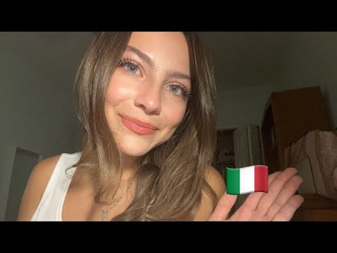 ASMR IN ITALIAN (ramble)
