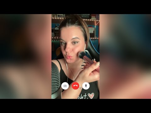 ASMR | POV: me maquillo y hablo contigo por FaceTime (soft spoken) 💕