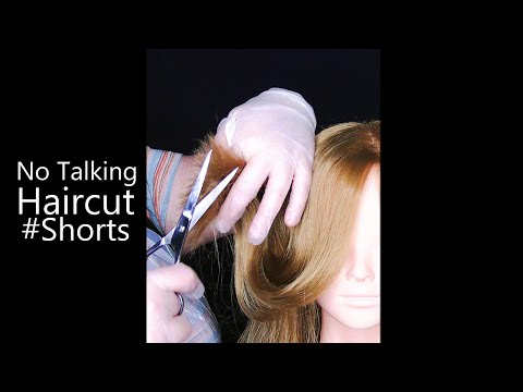 ASMR Relaxing Haircut (NO TALKING) #Shorts