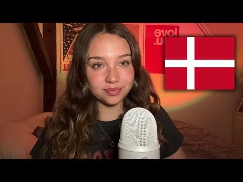 ASMR in Danish! 🇩🇰 (i tried my best 😬)