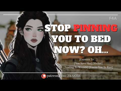 Enemy Noble Forces You To Rest After You Saved Her Life |F4A| Hero| Tending To Wounds| Comfort ASMR