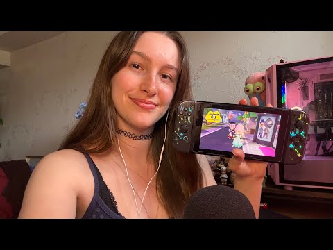 ASMR Chaotic French Rambles (while playing tomodachi life!!)