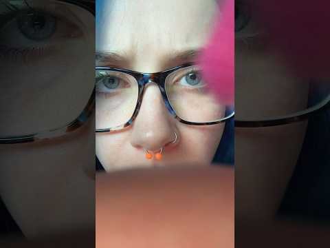 ASMR there’s something in your eye 👁️ #asmrbrushing #shorts #asmr #personalattention