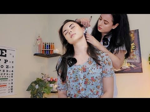 ASMR Cranial Nerve Exams + Feet Inspections - BEST LunaLux Medical Roleplays - Soft Spoken for Sleep