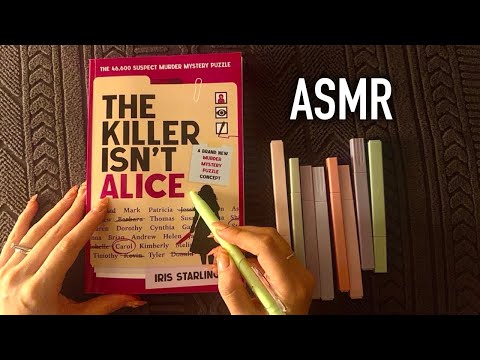 ASMR 😴 - ASMR Mystery Game 🕵️‍♀️ Clicky Whispers & Name Elimination | Relaxing Detective Puzzle 