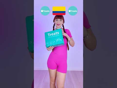 ASMR Eating Candy Snack Box Food From Colombia #trytreats