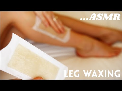 ASMR WAXING My Legs 내 다리 왁싱