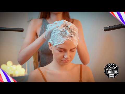 ASMR Head Soap Massage by Barber Lady Sandra to Amazonica