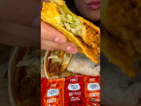 Eating Taco Bell #asmr #food #fastfood #tacobell