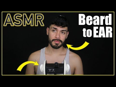 ASMR - Beard to Ear & Scratching (Male Whispering for Sleep & relaxation)