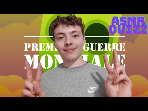 ASMR FR:🪖On apprend des choses🪖(quizz 1ère guerre mondiale)