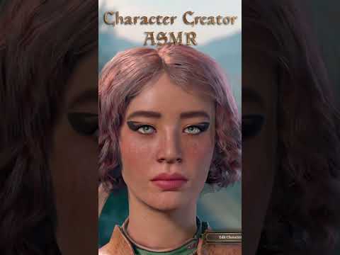 Let's Make a Character in Baldur's Gate 3! #asmr #asmrshorts #baldursgate3