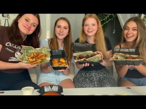 ASMR ~ WINGSTOP MUKBANG WITH MY COUSINS 🐓🍗