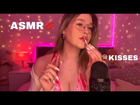 ASMR CLOSE-UP WET KISSES | Gentle Mouth Sounds Just for YOU