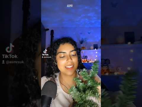 ASMR Monte minha mini árvore 🌲 de natal comigo 🤩 #asmr #relaxante #asmrtriggers #asmrvideo #shorts