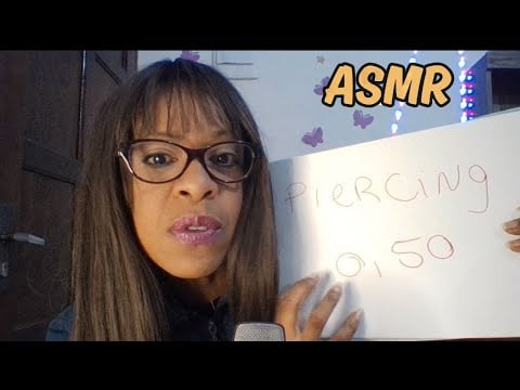 COLOCANDO SEU PIERCING POR R$0,50   #asmrbrasil  #asmrbr   #humor