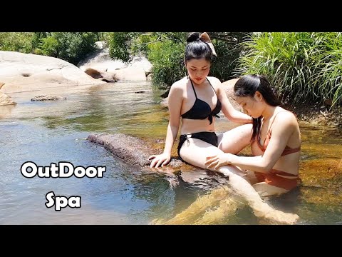 [ASIAN MASSAGE] Healing in nature, two beautiful Girls , perfect harmony (Part 3 /3)