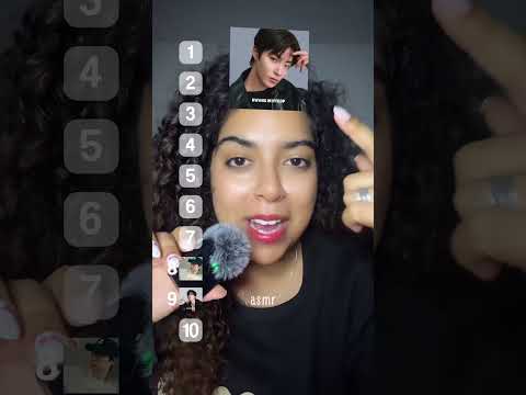 ASMR Rankeando atores coreanos #asmr #dormirserapido #asmrsounds #asmrvideo #shorts #tingles
